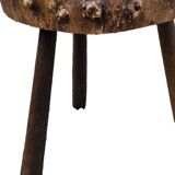 Brutalist tripod stool