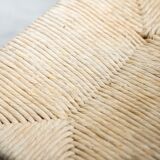 Hand-woven iron chairs from the 70s/80s, set of 4
