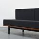 Cansado bench in mahogany by Charlotte Perriand, Mauritania, 1962