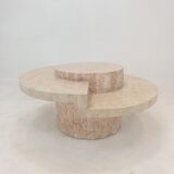 Magnussen Ponte Mactan Stone or Fossil Stone Coffee Table, 1980s