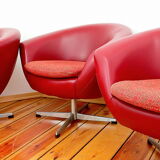 Set of swivel chairs, Czechoslovakia, 60s, Up Zavody Rousinov
