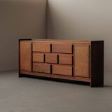 Meuble d’atelier en pin – Travail français des années 1970