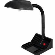 1960s 1970s Gooseneck Table Lamp Adjustable Space Age in Metal & Plastic