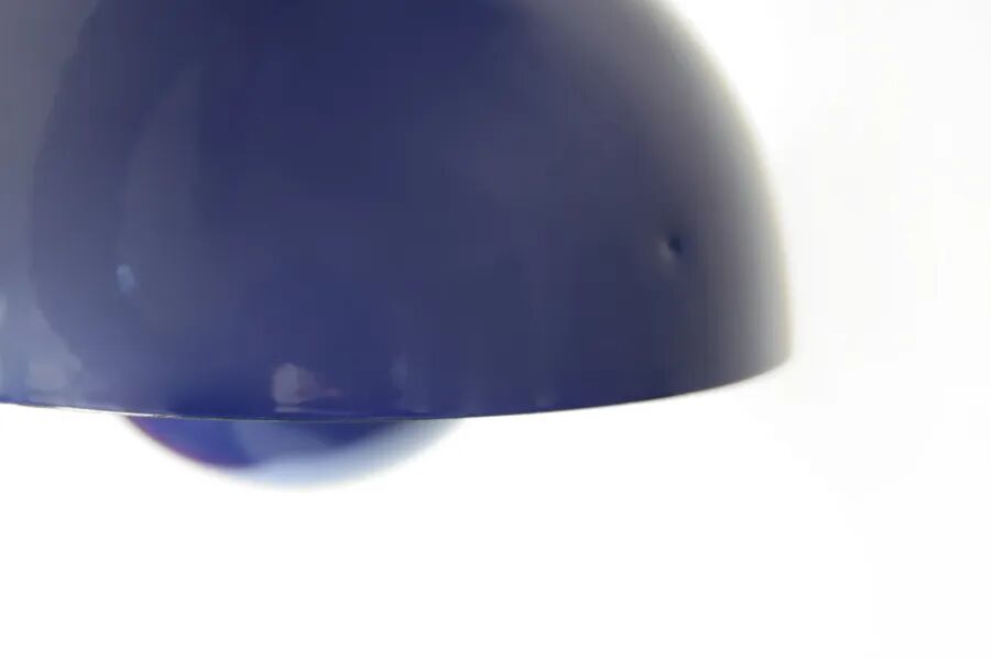 Blue Verner Panton flowerpot pendant lamp from 1970
