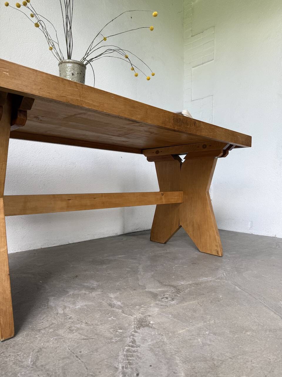 1950s beech mountain furniture table