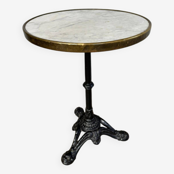 Godin Parisian bistro table in cast iron and marble top