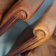 Vintage Dutch cognac coloured leather club chair, set of 2