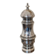 Silver metal pepper mill