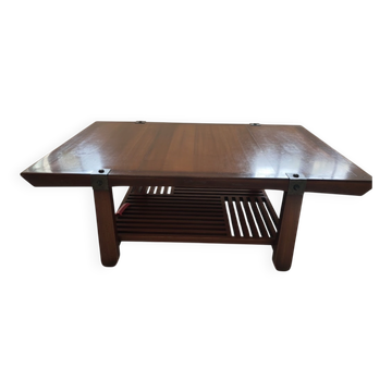 Large coffee table Roche Bobois "The Tea Route" – solid wood –