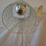 Vintage chiseled glass walker