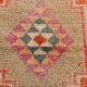 3x11 Peach Orange Handmade Wool Runner Rug, 95x337Cm