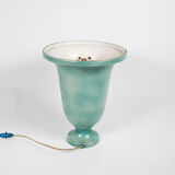 Illuminating basin in ceramic and glass by Marie Chauvel circa 1940