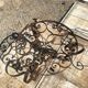 Wrought iron coffee table