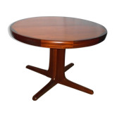 Table de salle a manger ronde avec 2 rallonges années 70