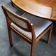 Dyrlund Flip Flap Lotus dining table in teak Denmark 1960