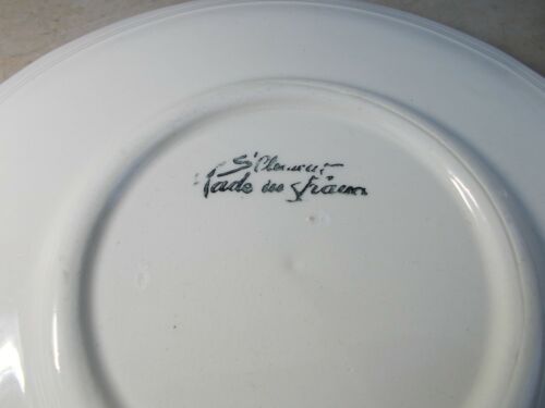 2 cups tea or chocolate St Clément decoration characters