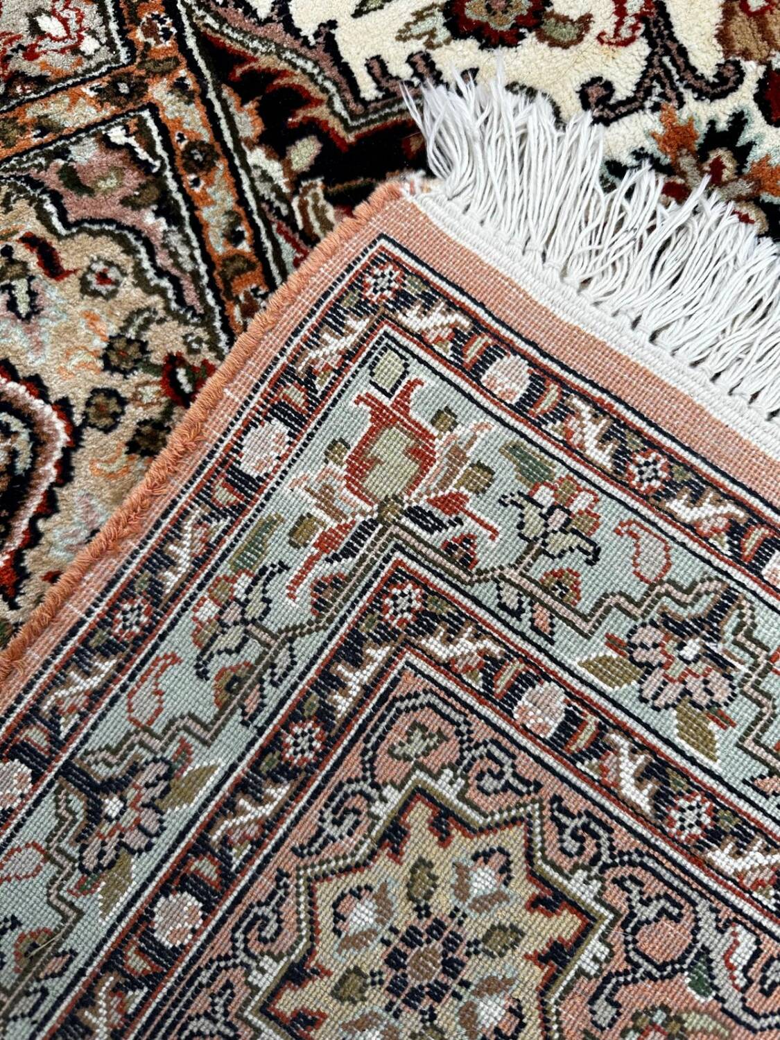 Turkish silk carpet