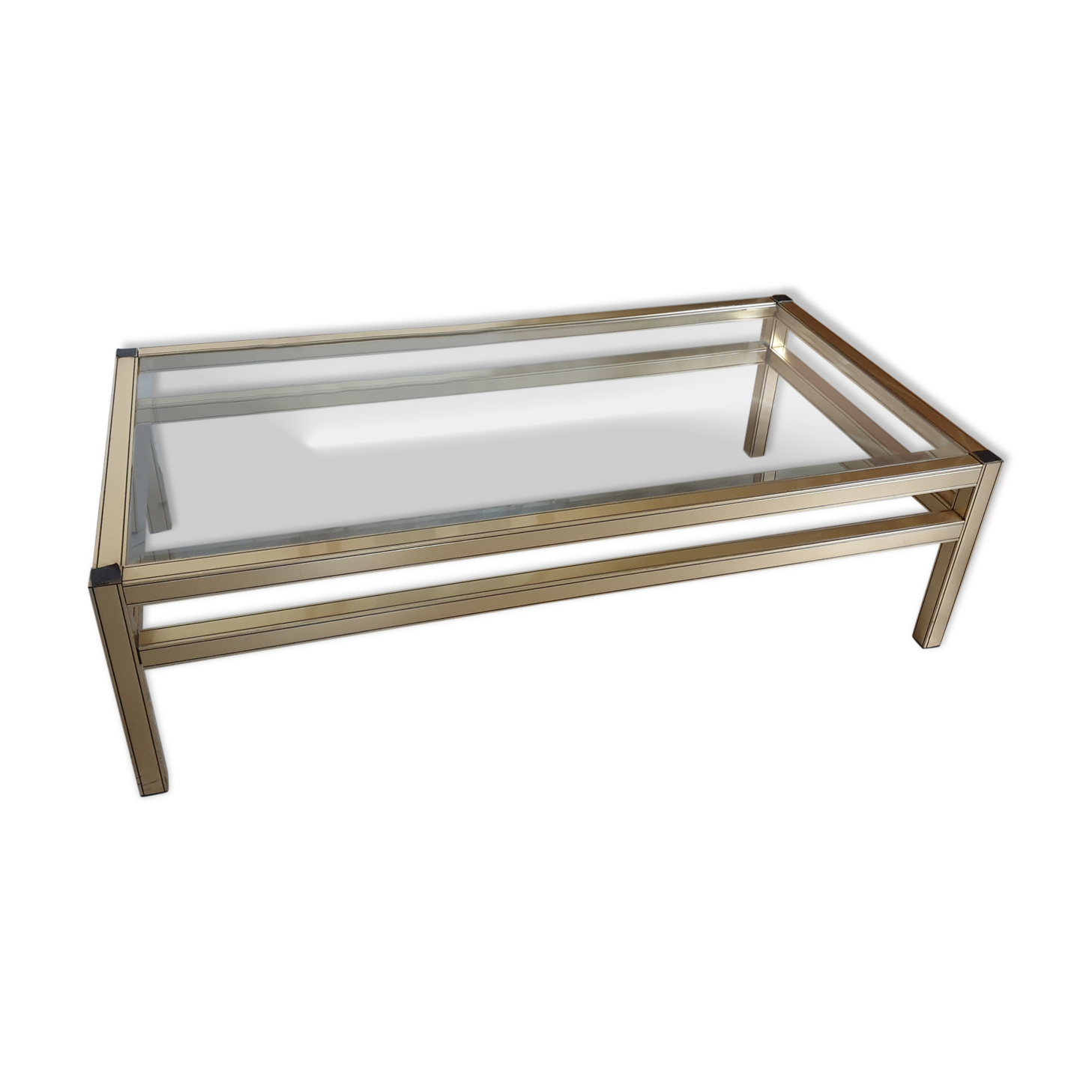 Golden coffee table
