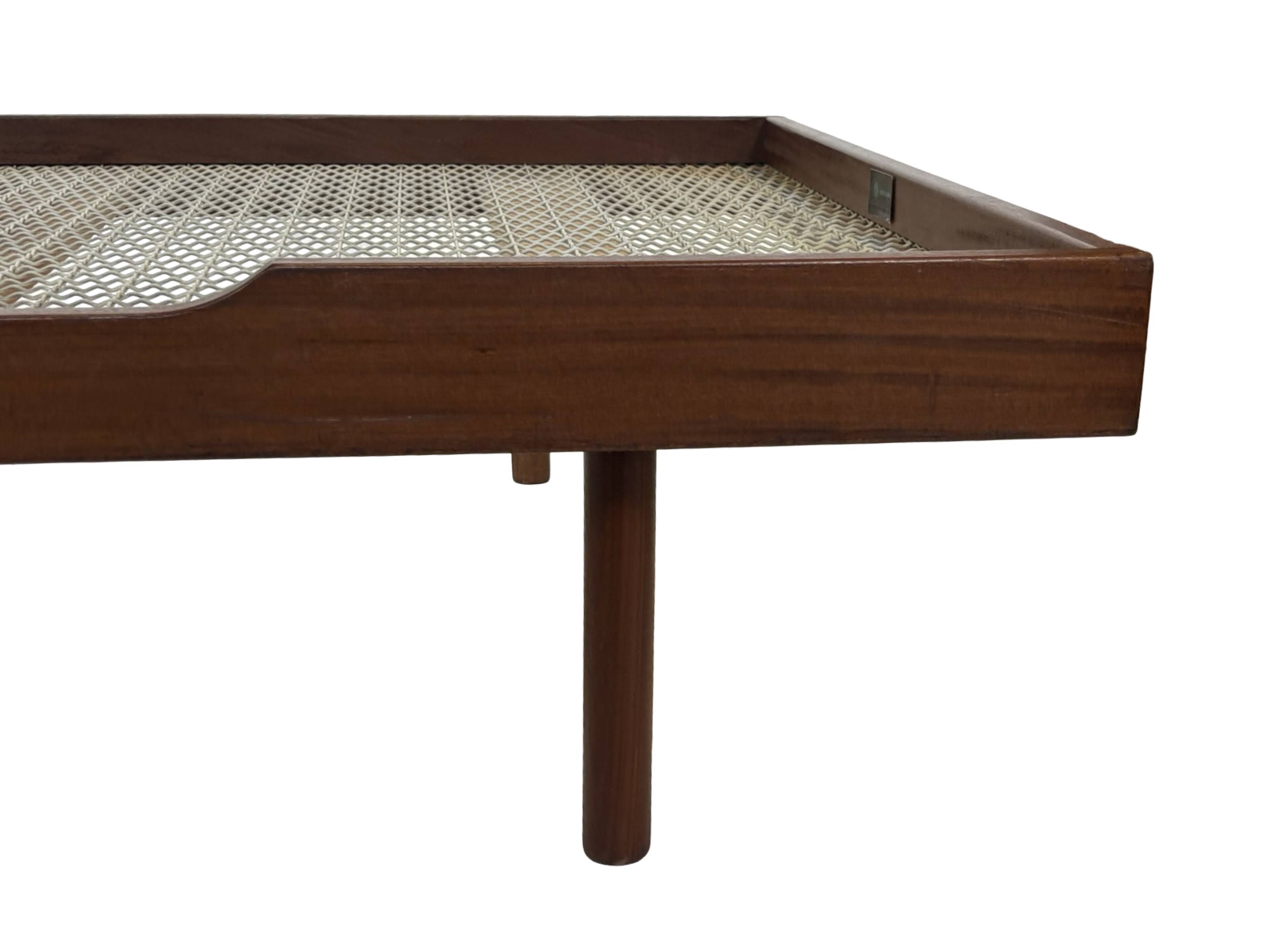 Vintage daybed minimalist design in Teak 1960s