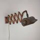 Vintage Industrial Scissor Arm Wall Lamp, Metal Pantograph Light