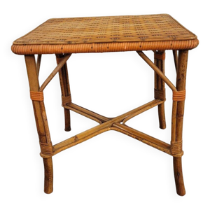 petite table basse rotin