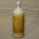 Bottle decorated with Vallauris foliage