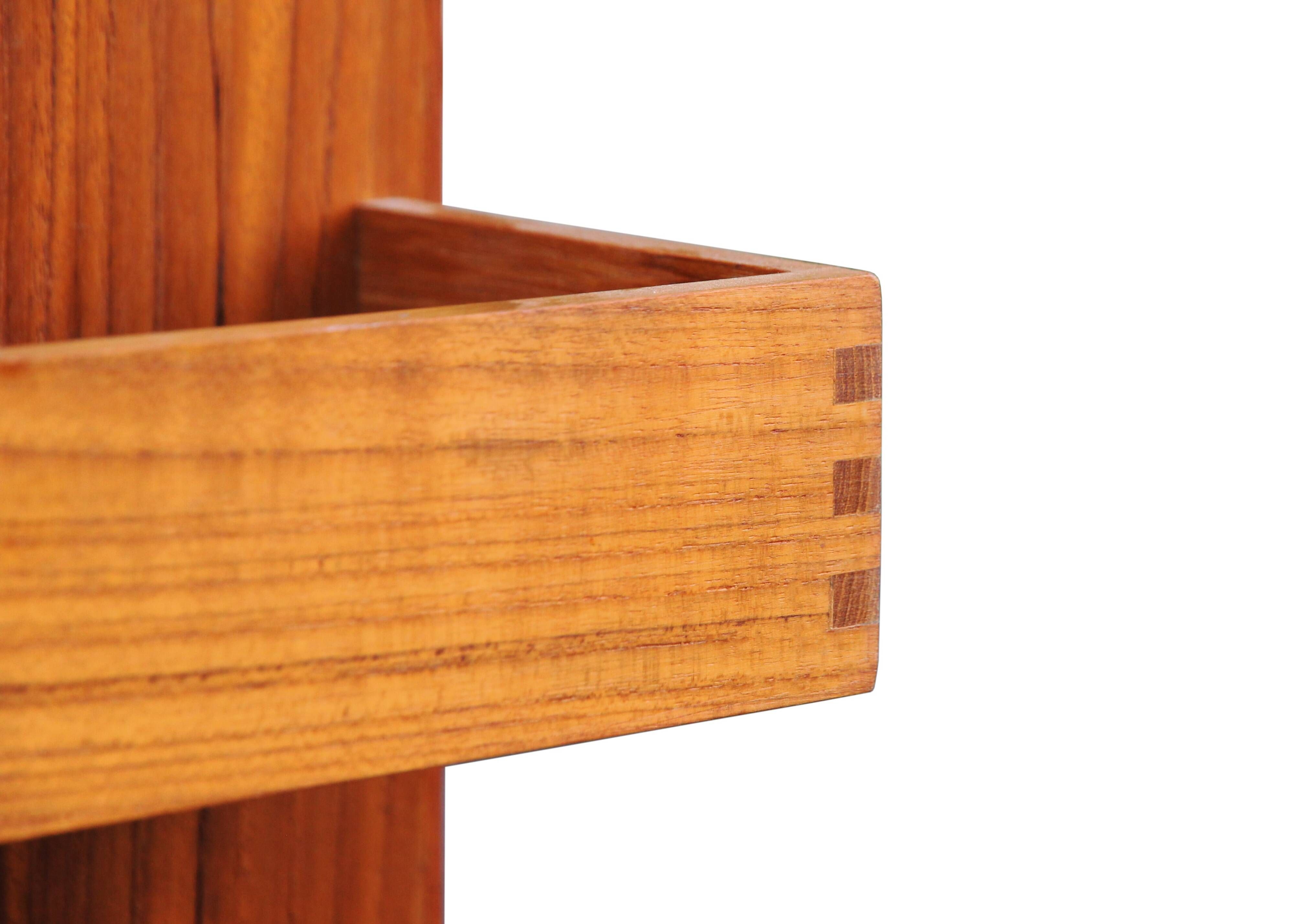 Danish teak bar cabinet by Illum Wikkelsø for CFC Silkeborg, 1960s.