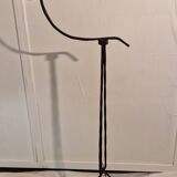 Lampadaire fer forgé torsadé 1950 1960