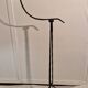 Twisted wrought iron floor lamp 1950 1960