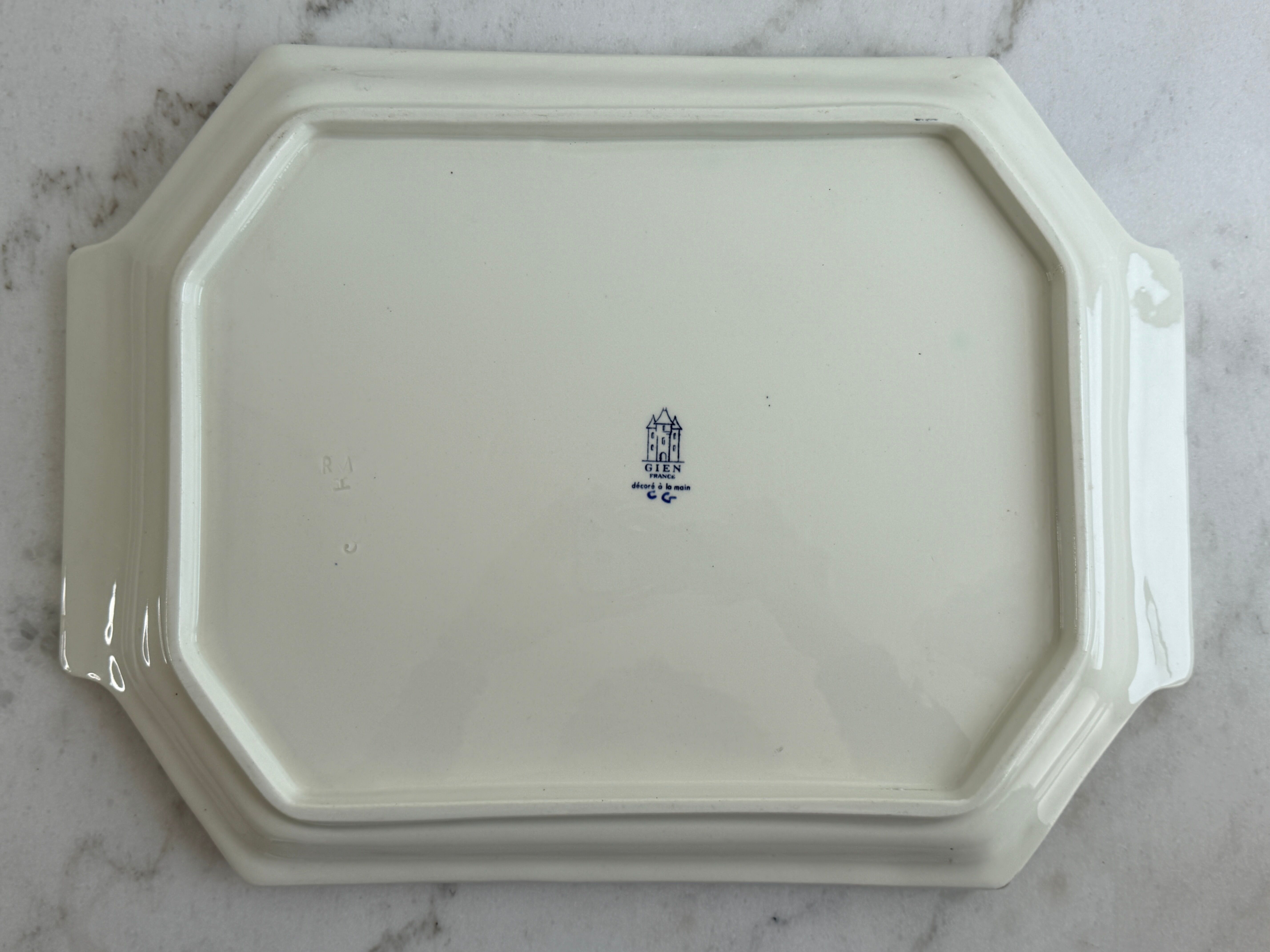 Large serving platter - Gien - Kashmir