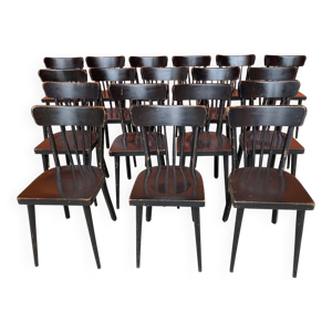 Lot de 18 chaises bistrot