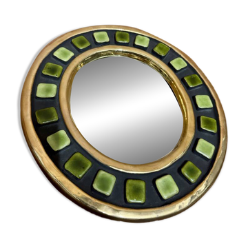 miroir mithé espelt en ceramique