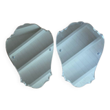 Set of 2 antique mirrors