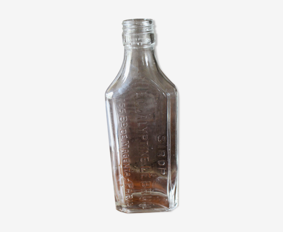Flacon vase bougie sirop apothicaire
