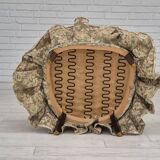 1970s, Danish easy side chair, original very good condition, floral furniture velour.