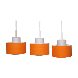 Three hanging Staff orange - 60s - 70s