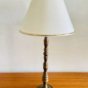 Vintage brass table lamp, circa 1940s - 1950s