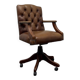 Brown Chesterfield President Office chair
