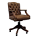 Brown Chesterfield President Office chair