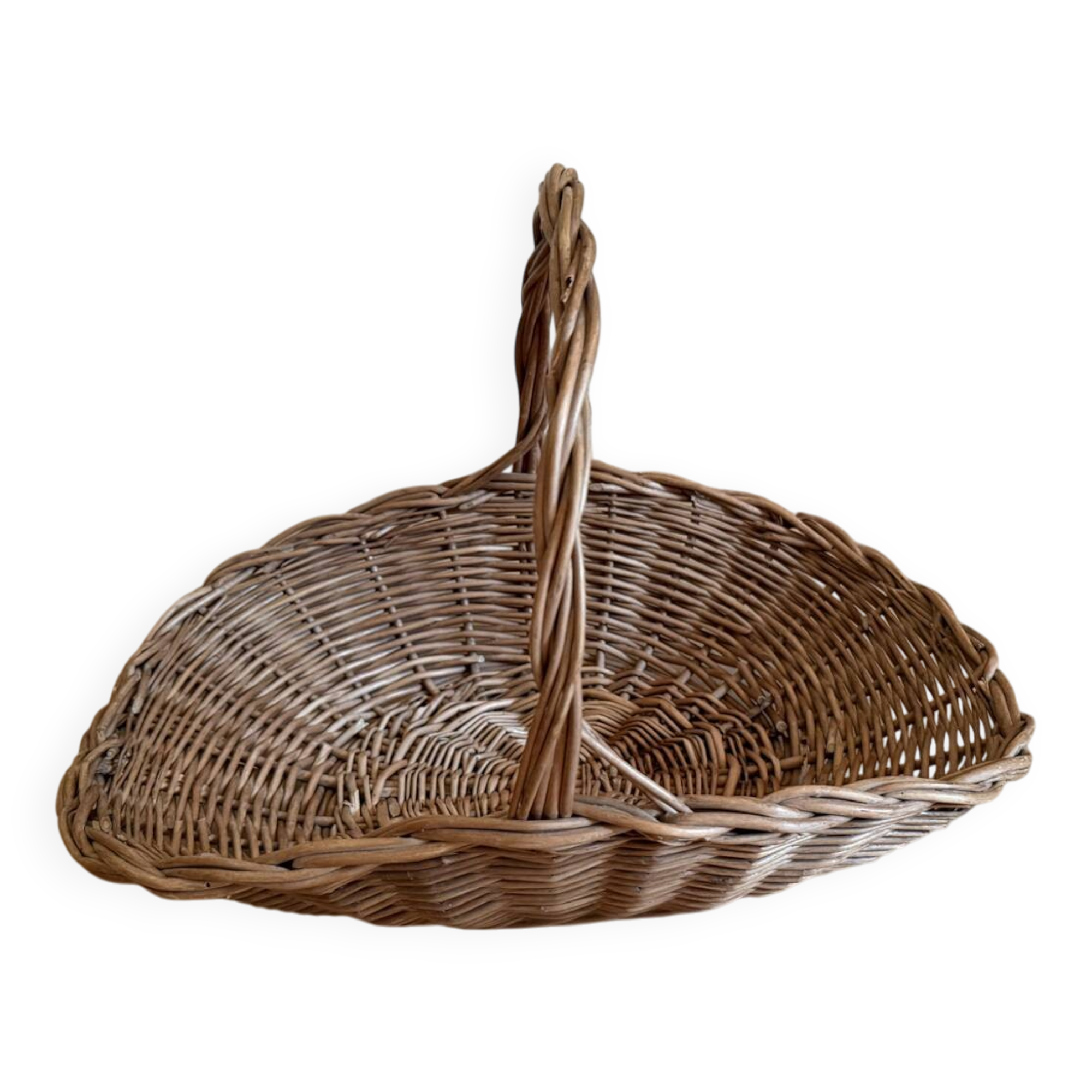 Vintage wicker basket