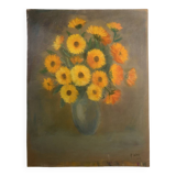 Still life with daisies, signed and dated 1979
