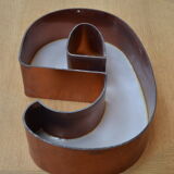 Letter sign E in plexiglass