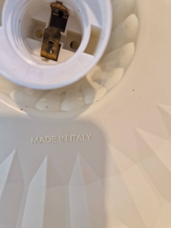 Cloche Lampe Suspension Blanc Creme Fontana Arte