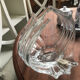 Catchall, vase or glass fruit bowl.