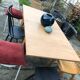 Table wallet foot compass tray marked