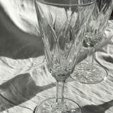 Set of 6 art deco style champagne flutes