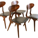 Set of 4 AWA dining chairs Louis van Teeffelen 'Ottersum'