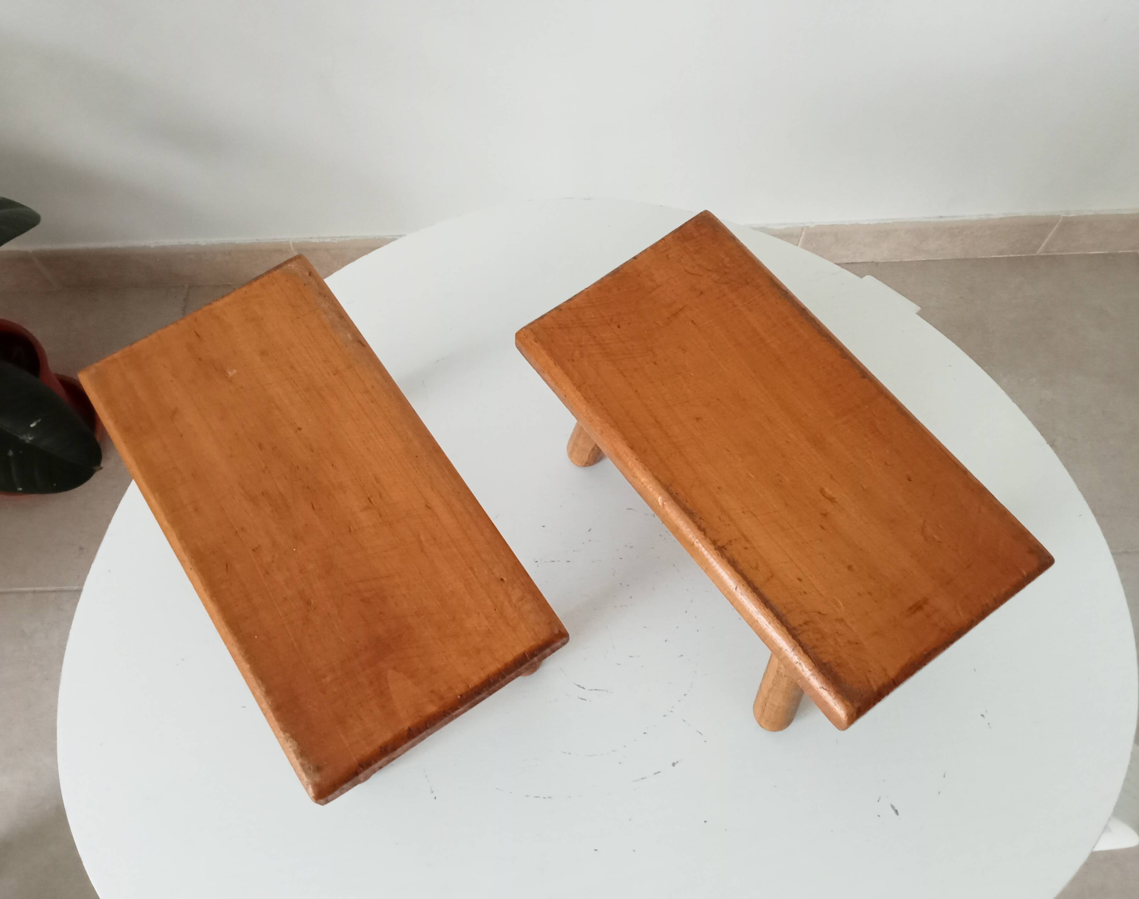 Small vintage plant stand/step stool
