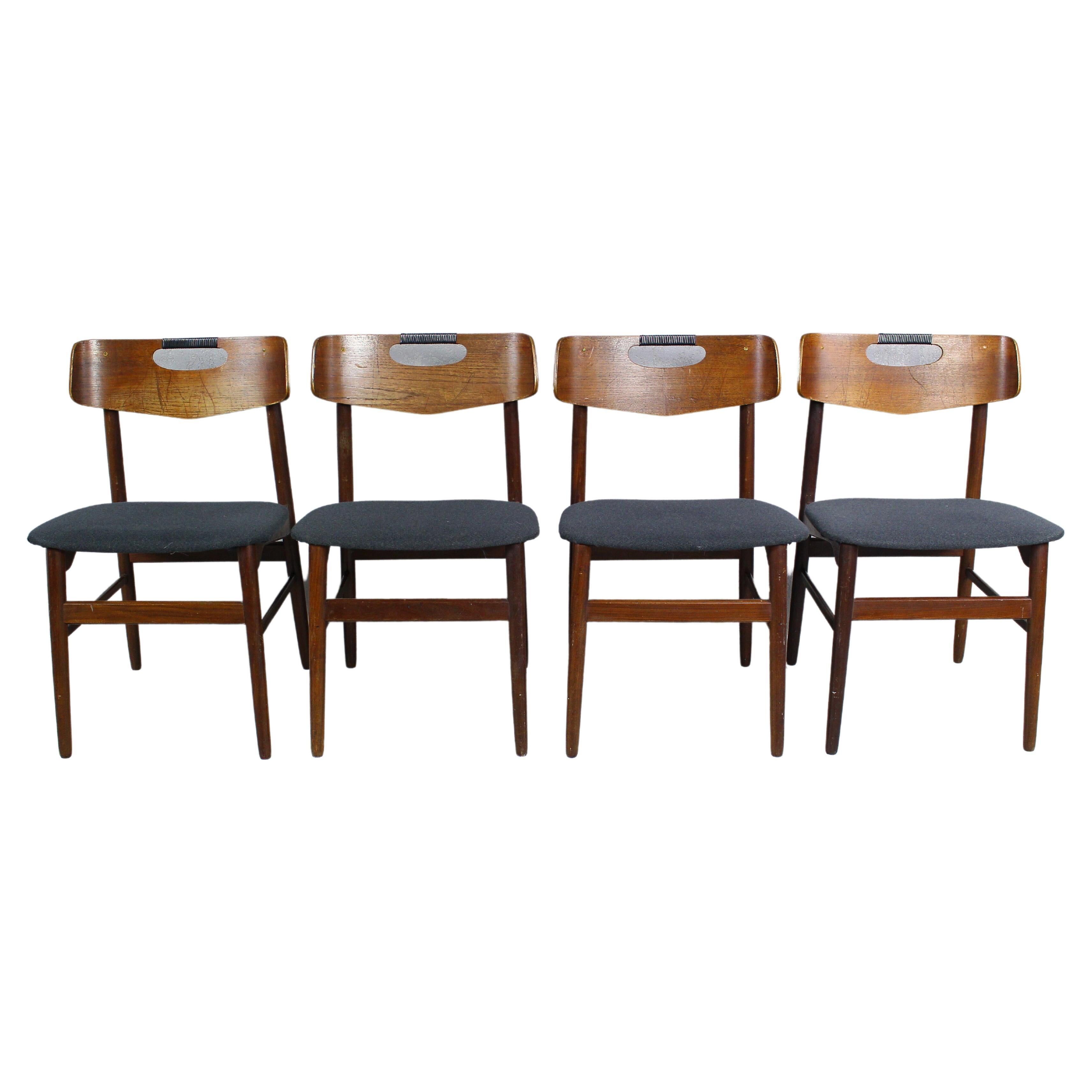 1960s Danish Teak Dining Chairs | Set Of 4