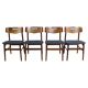 1960s Danish Teak Dining Chairs | Set Of 4
